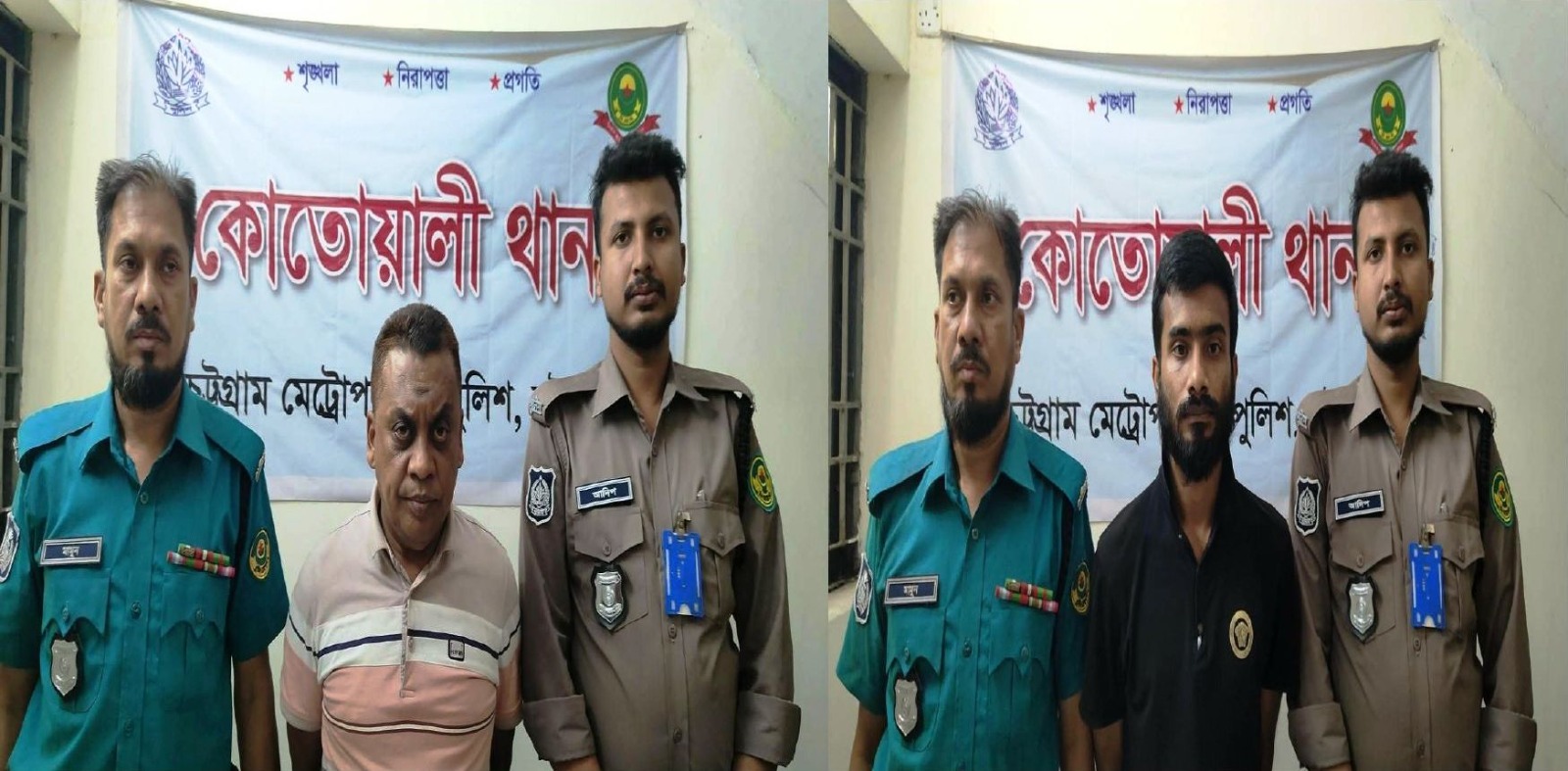 ওসি আফতাব কোতোয়ালী থানার পৃথক পৃথক অভিযানে সাজাপ্রাপ্ত ০১ জন আসামী সহ মোট ০২ জন ওয়ারেন্টভুক্ত আসামী গ্রেফতার