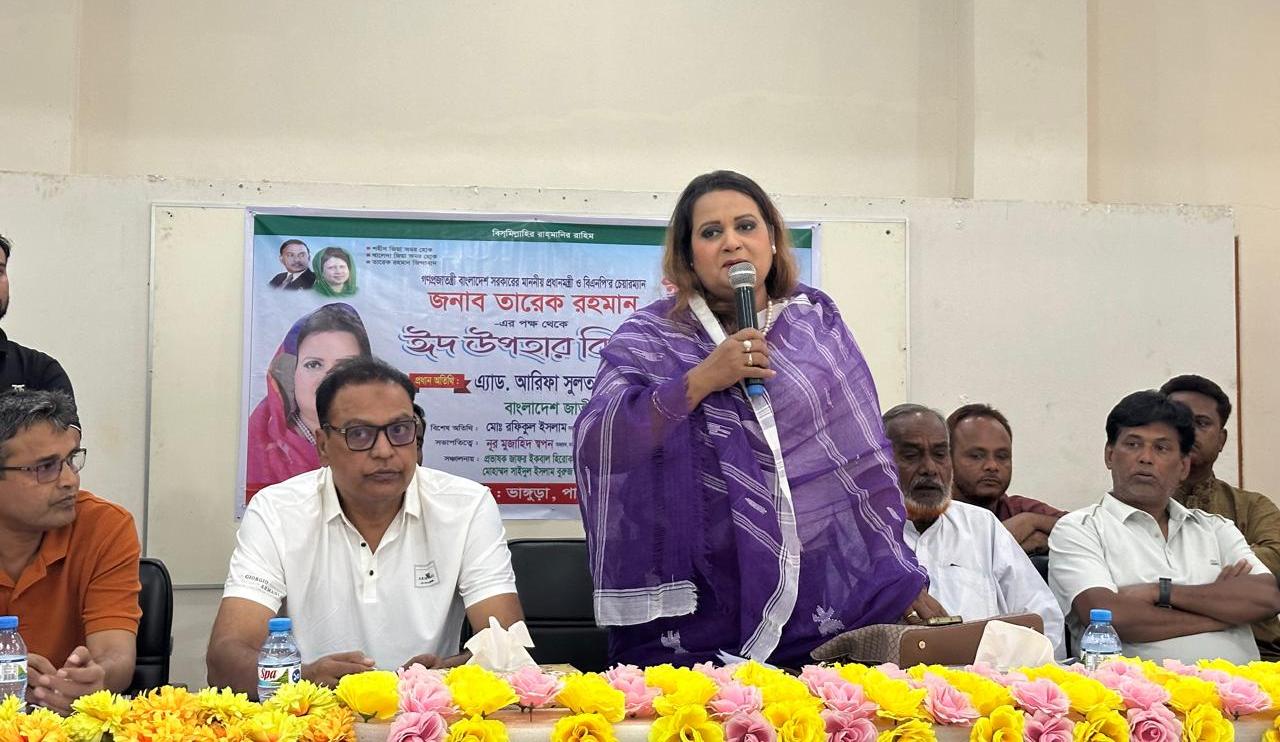 সালামির পরিমাণ নয়, ভালোবাসাই বড়” ভাঙ্গুড়ায় এমপি রুমা