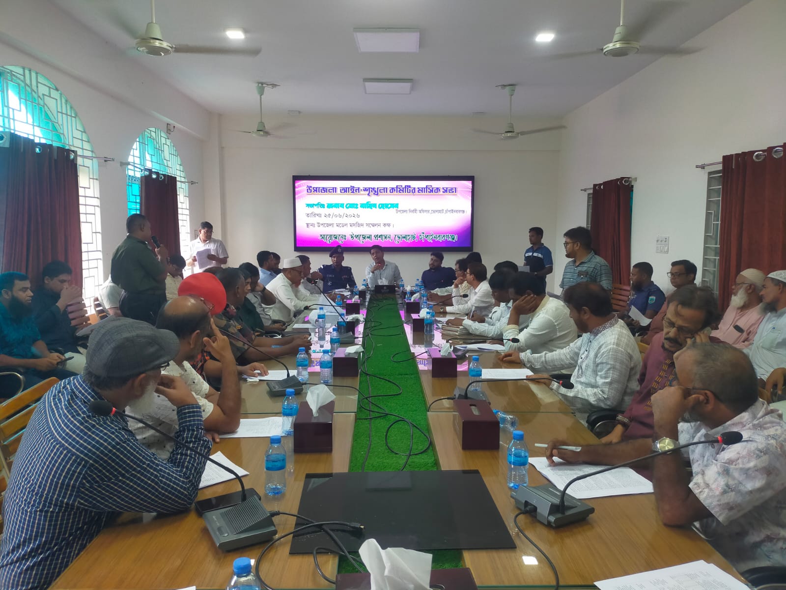 ভোলাহাটে আইন শৃঙ্খলা কমিটির মাসিক ও অন্যান্য সভা অনুষ্ঠিত!