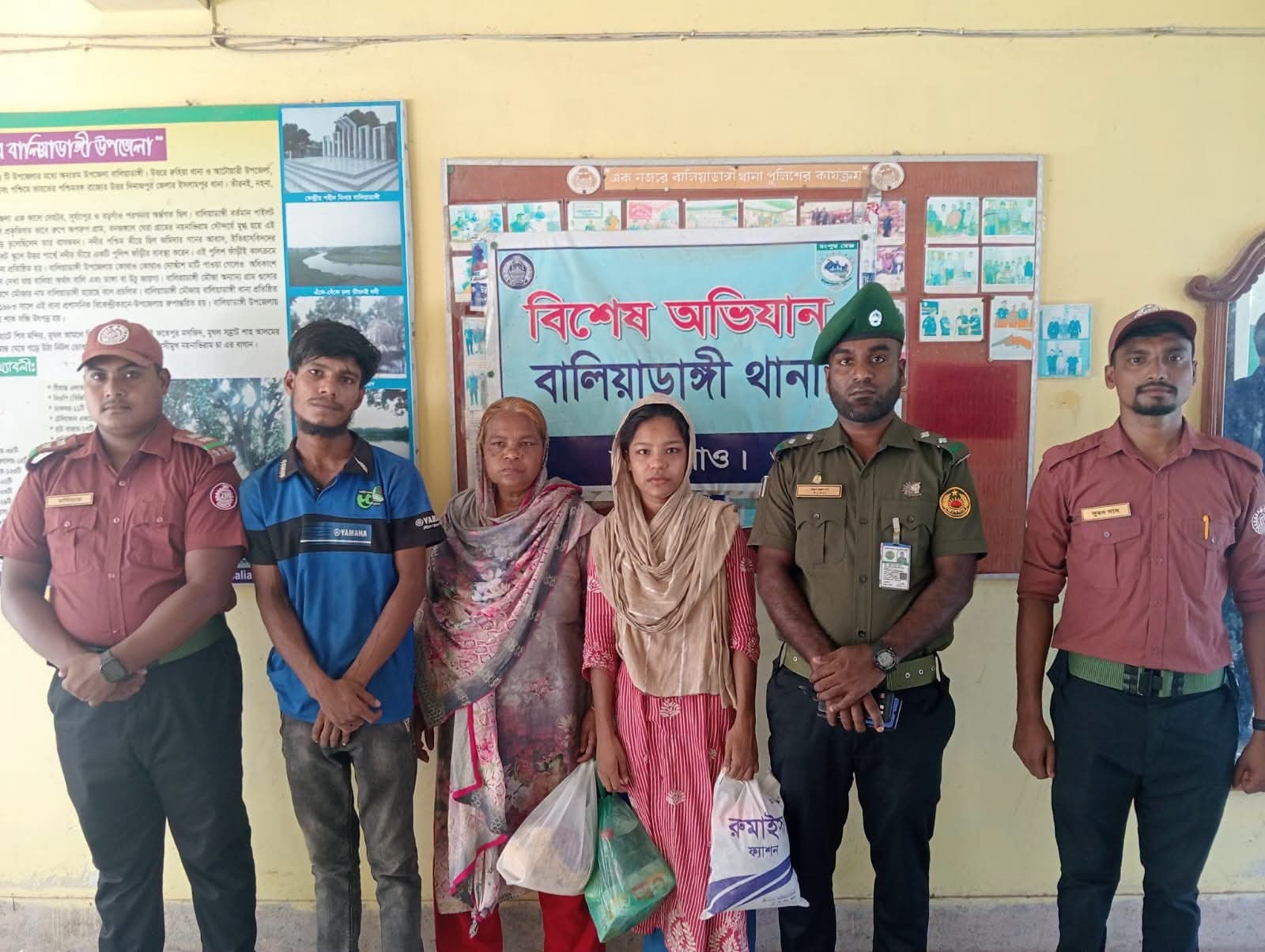 নিজের পকেটের টাকা দিয়ে অচেতন উদ্ধার হওয়া মিলিকে মায়ের কোলে ফেরালেন আনসার কমান্ডার আবুল কালাম!