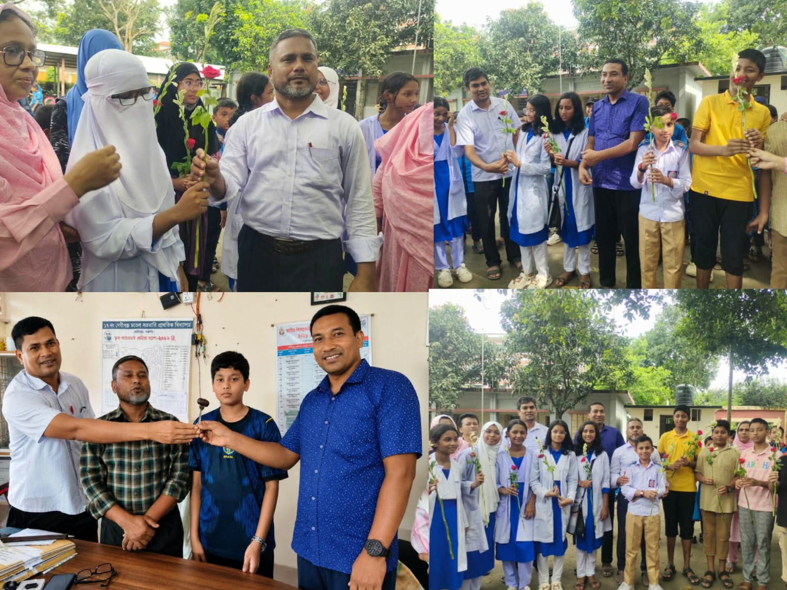 দেবীগঞ্জ মডেল সরকারি প্রাথমিক বিদ্যালয়ের কৃতি শিক্ষার্থী সিহাব আল নূরের বৃত্তি অর্জন উপলক্ষে মিষ্টিমুখ ও ফুলেল শুভেচ্ছা।