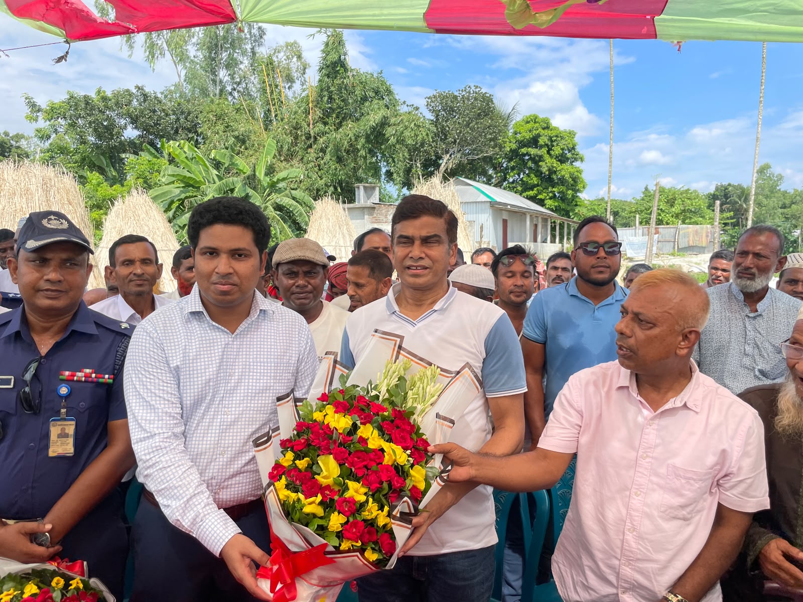রাজিবপুরে নদীভাঙন এলাকা পরিদর্শনে পানি সম্পদ প্রতিমন্ত্রী