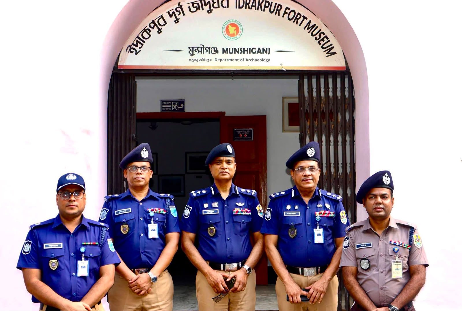 টুরিস্ট পুলিশ প্রধানের আকস্মিক ইদ্রাকপুর দুর্গ পরিদর্শন