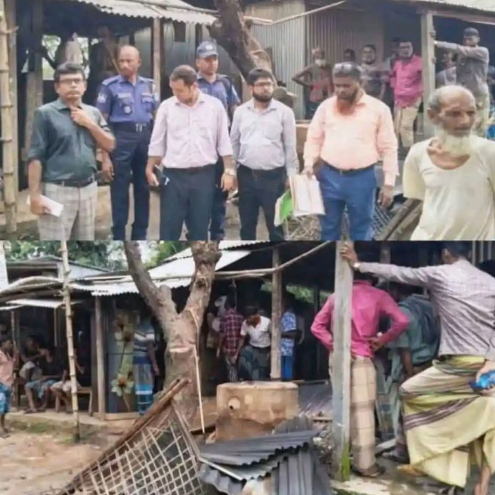 মধুপুরের লাউফুলা হাটে সরকারি জমি উদ্ধার: অবৈধ স্থাপনা উচ্ছেদ