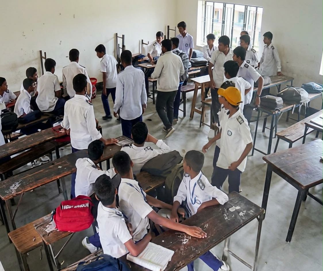 রাজদিয়া অভয় পাইলট উচ্চ বিদ্যালয়ে ক্লাসে ঢুকে শিক্ষার্থীকে মারধর: